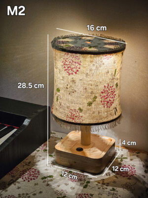 Handcrafted Natural Wood Decorative Lamp