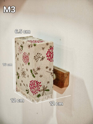 Handcrafted Decorative Wall Light Made from Natural Wood
